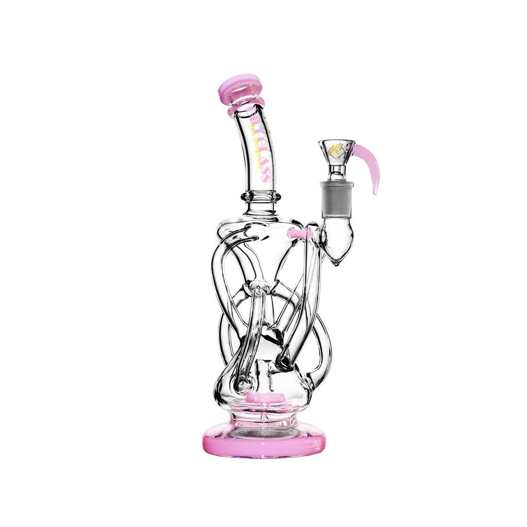 Recycler DAB Rig, 14 inch Premium Glass Bong, Gili Glass