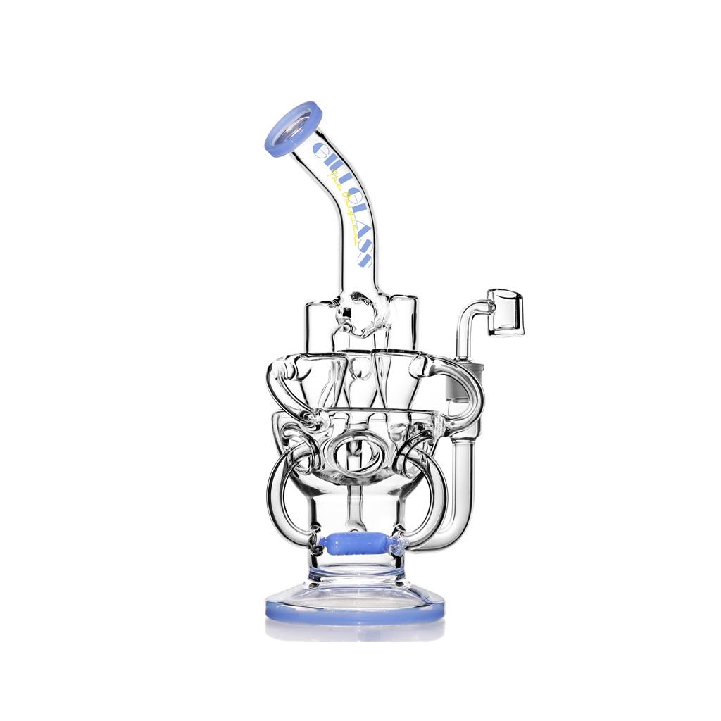 Recycler DAB Rig , 11 inch Premium Glass Bong, Gili Glass