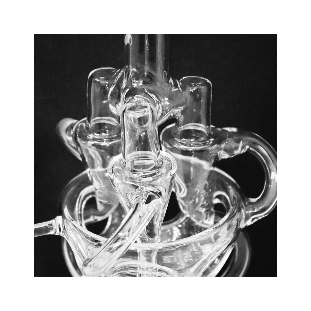 Recycler DAB Rig , 11 inch Premium Glass Bong, Gili Glass - Image 3