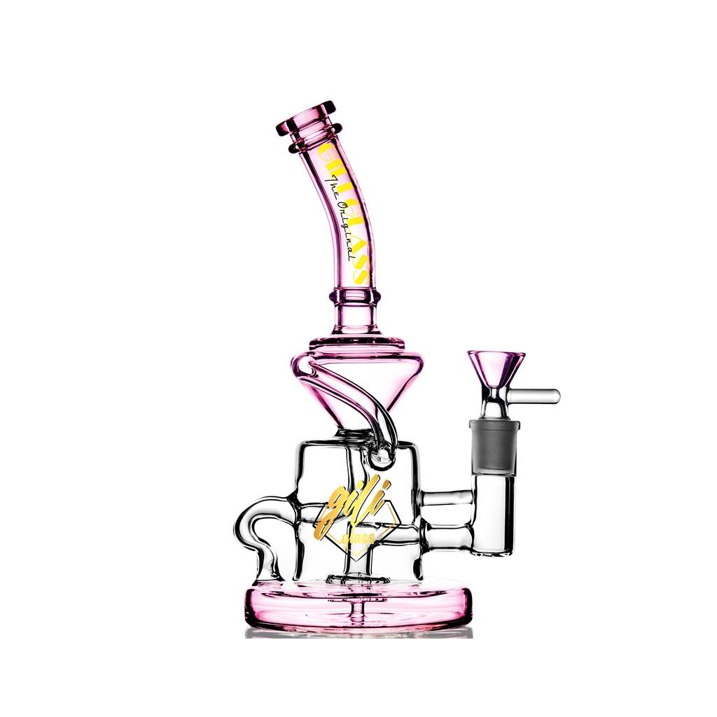 Recycler DAB Rig, 9 inch Premium Glass Bong, Gili Glass