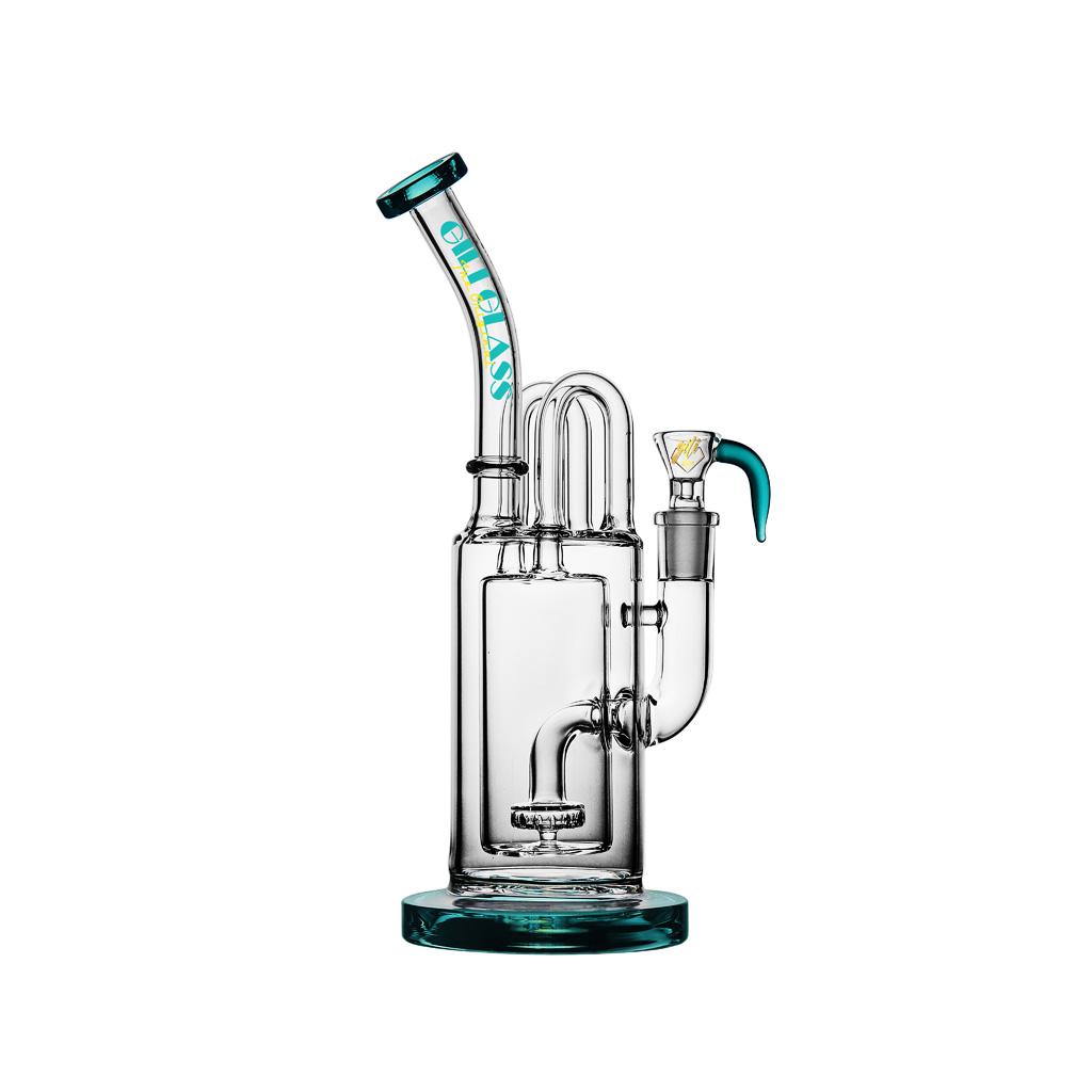 Recycler DAB Rig, 10 inch Premium Glass Bong, Gili Glass