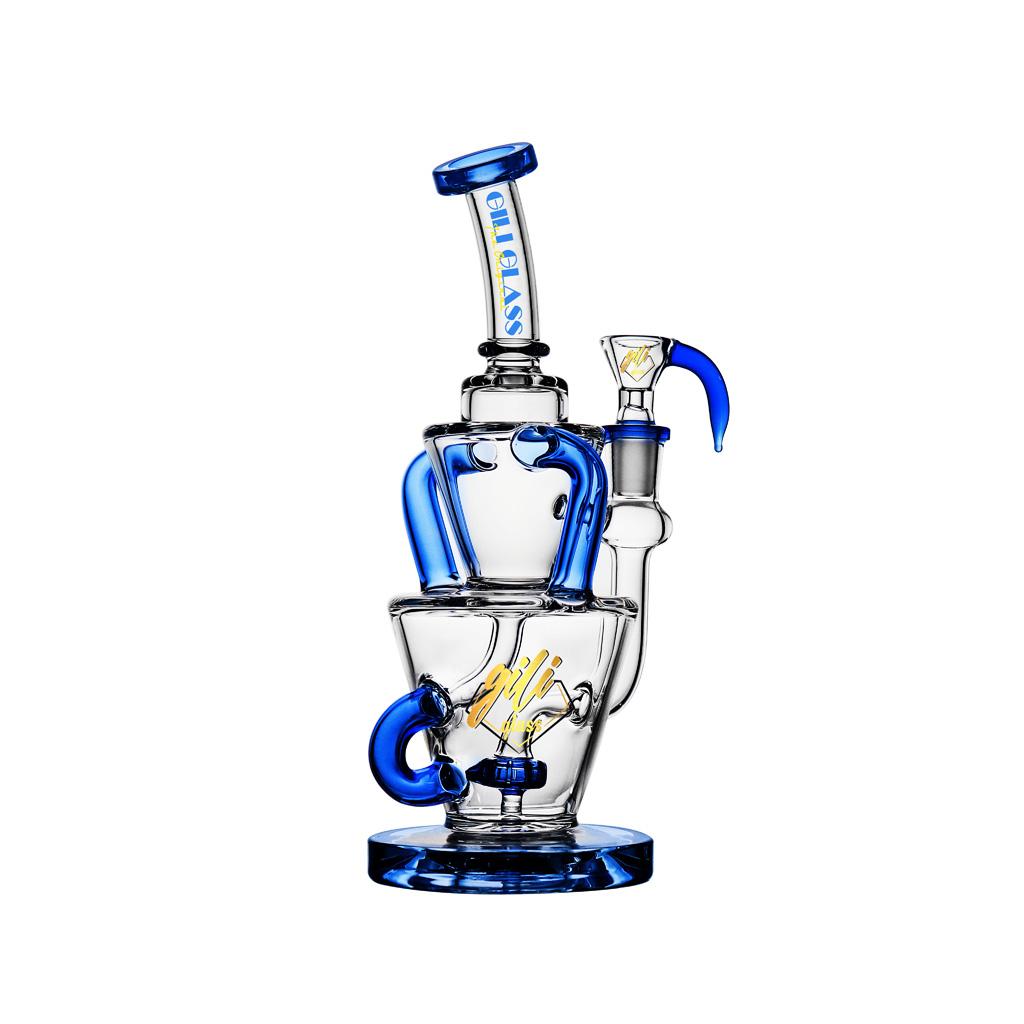 Recycler DAB Rig, 9 inch Premium Glass Bong, Gili Glass