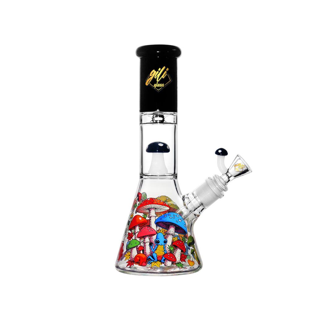 Beaker with Percolator, 10 inch Premium Glass Bong, Gili Glass