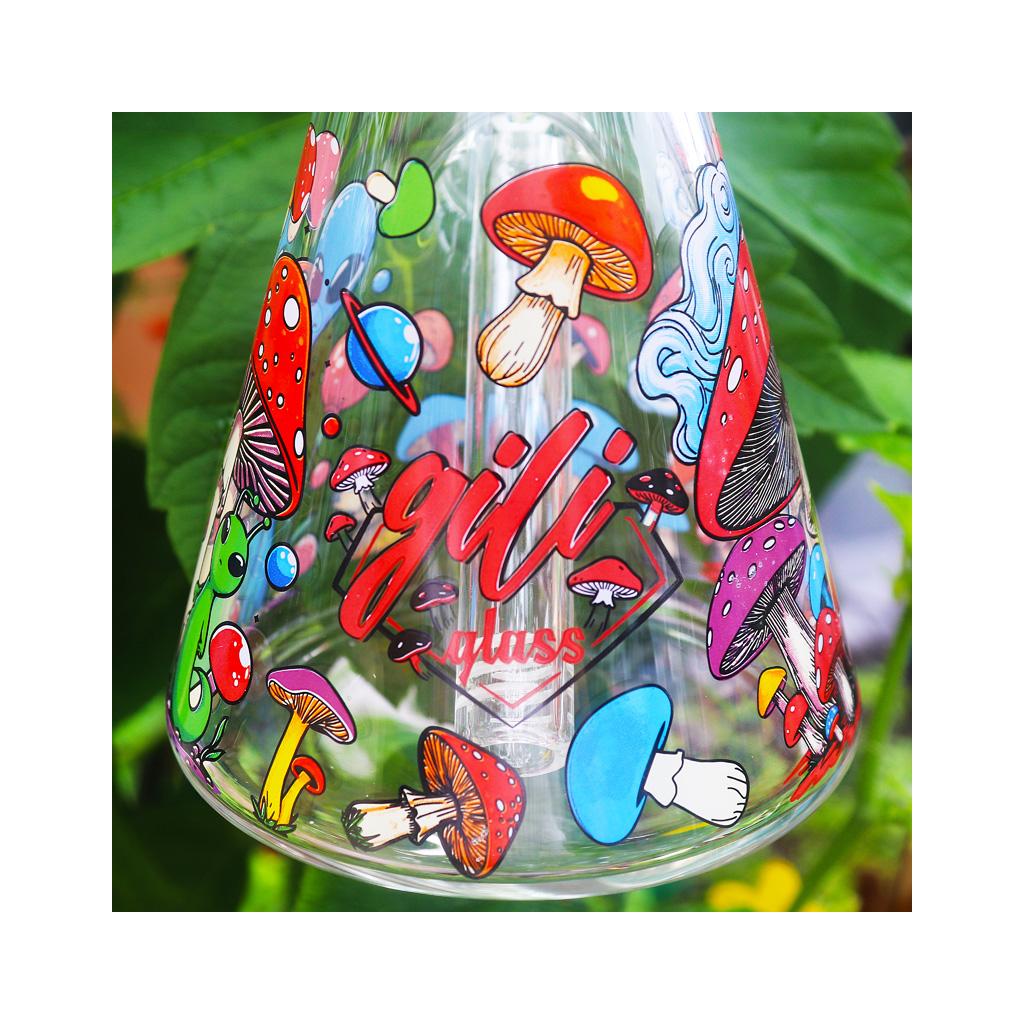 Beaker with Percolator, 10 inch Premium Glass Bong, Gili Glass - Image 3