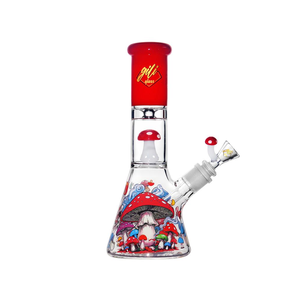 Beaker with Percolator, 10 inch Premium Glass Bong, Gili Glass