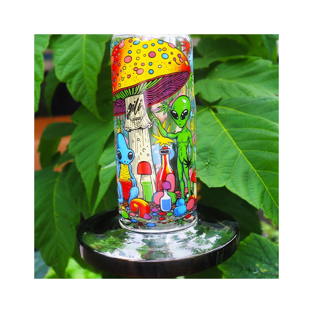 Beaker with Percolator, 10.8 inch Premium Glass Bong, Gili Glass - Image 4
