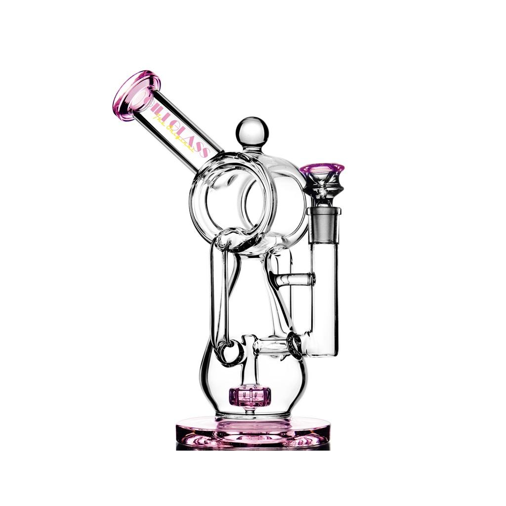 Recycler DAB Rig, 8 inch Premium Glass Bong, Gili Glass