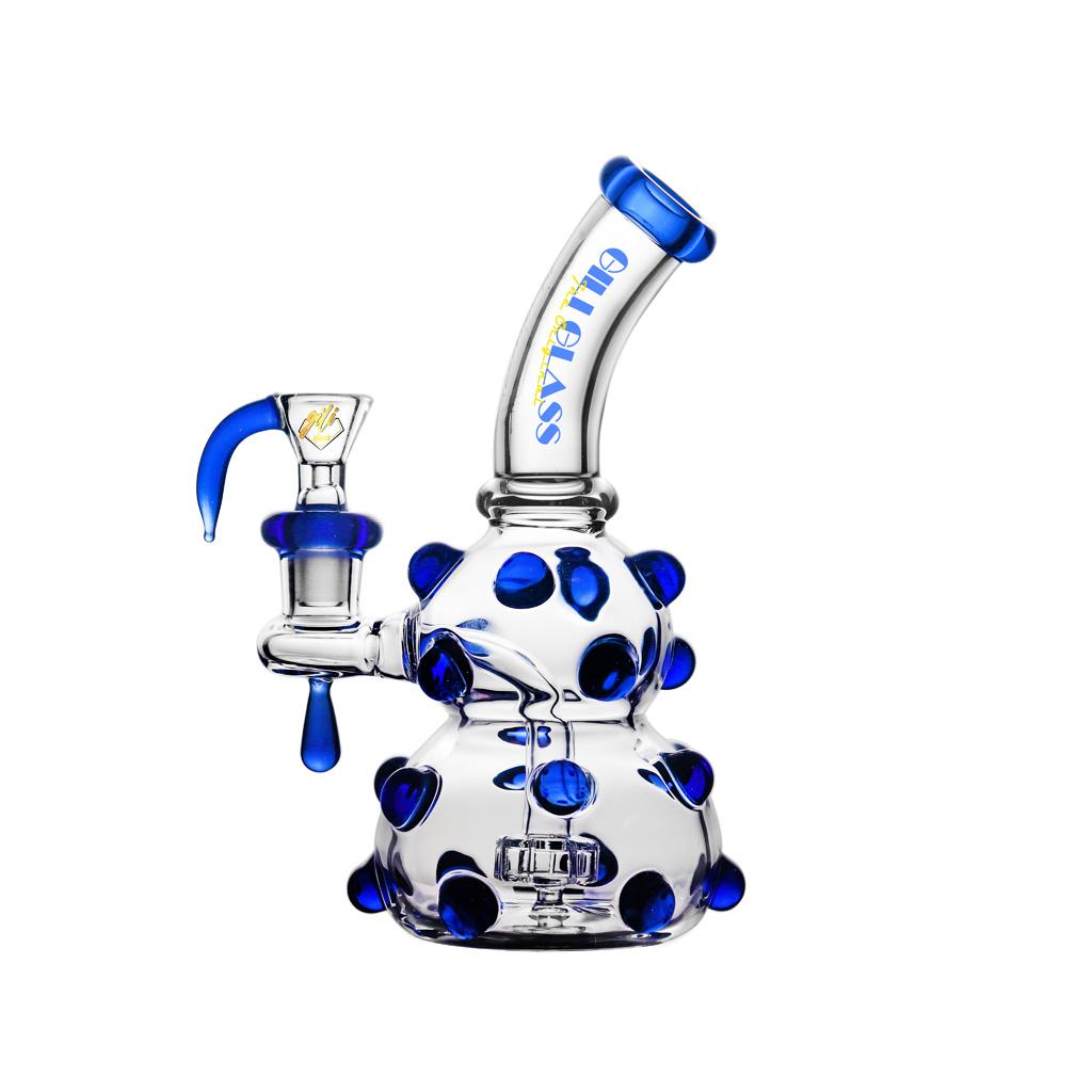 Thick Glass DAB Rig, 8 inch Premium Glass Bong, Gili Glass - Image 2