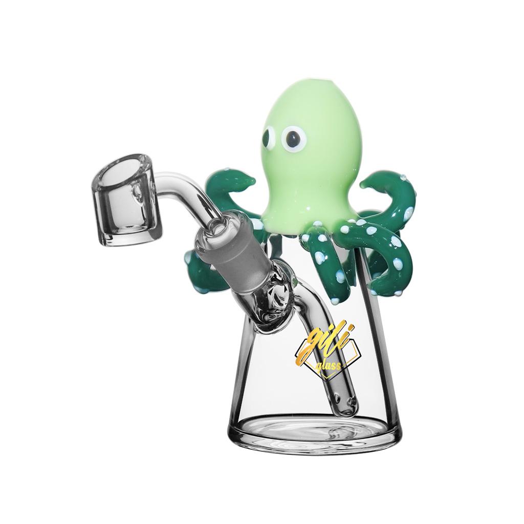 DAB Rig Mini Octopus, 5 inch Premium Glass Bong, Gili Glass