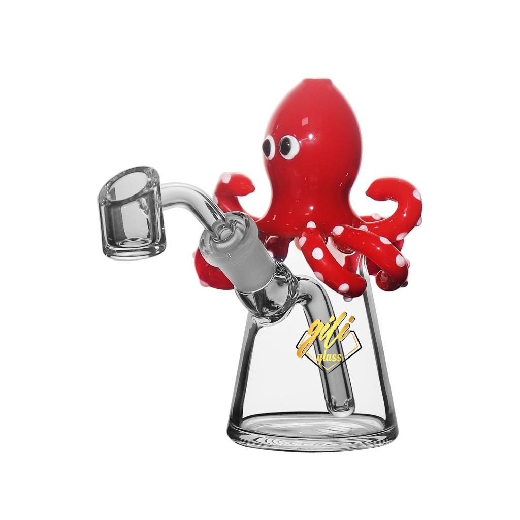 DAB Rig Mini Octopus, 5 inch Premium Glass Bong, Gili Glass