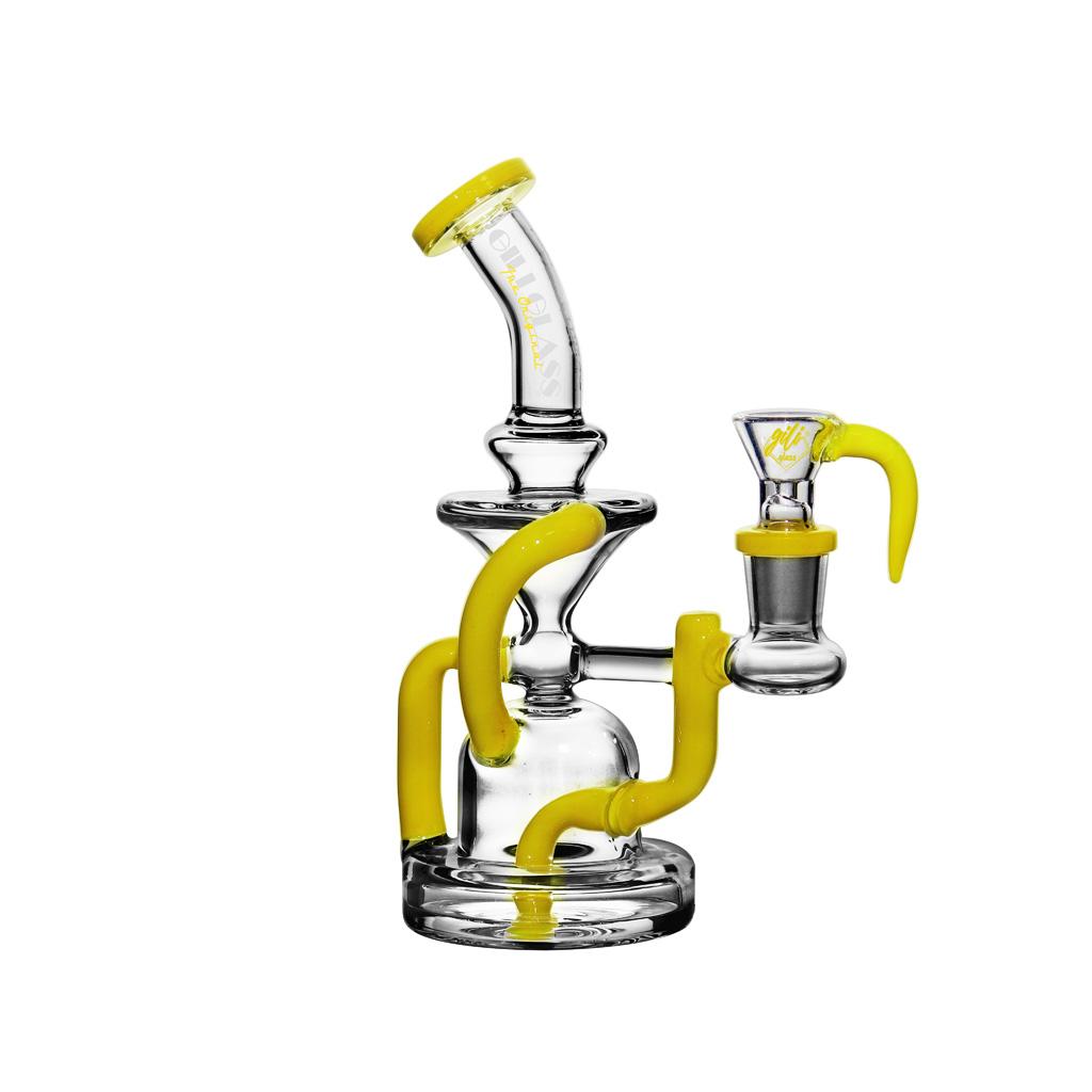 Recycler DAB Rig, 8 inch Premium Glass Bong, Gili Glass