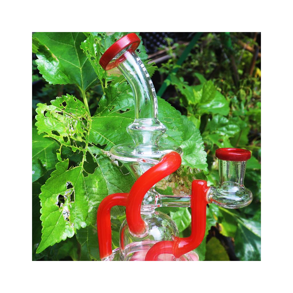 Recycler DAB Rig, 8 inch Premium Glass Bong, Gili Glass - Image 2
