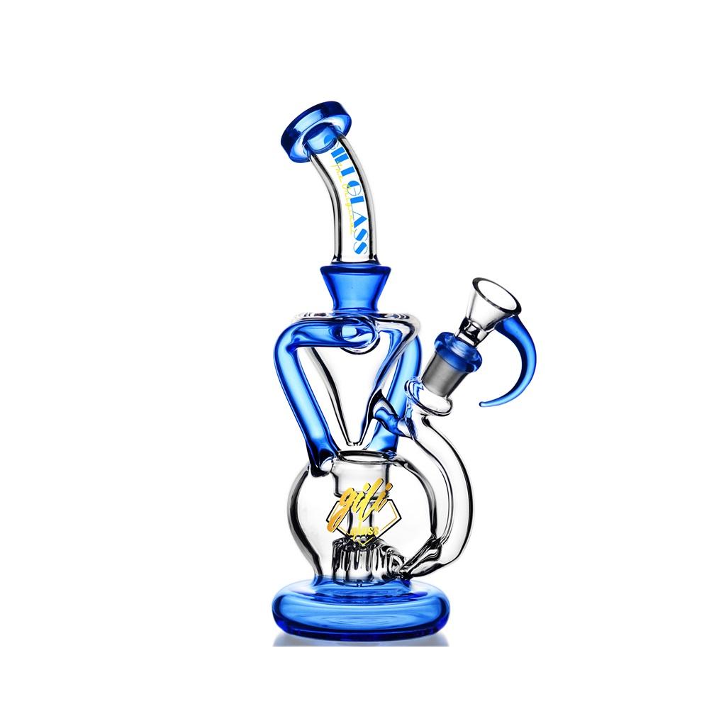 Recycler DAB Rig, 9.5 inch Premium Glass Bong, Gili Glass