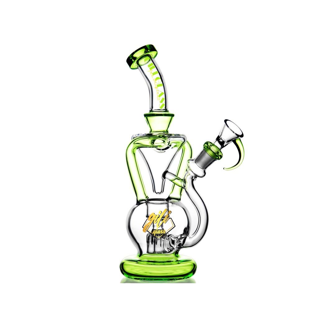 Recycler DAB Rig, 9.5 inch Premium Glass Bong, Gili Glass