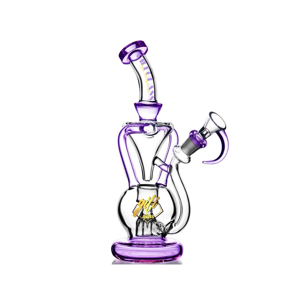 Recycler DAB Rig, 9.5 inch Premium Glass Bong, Gili Glass