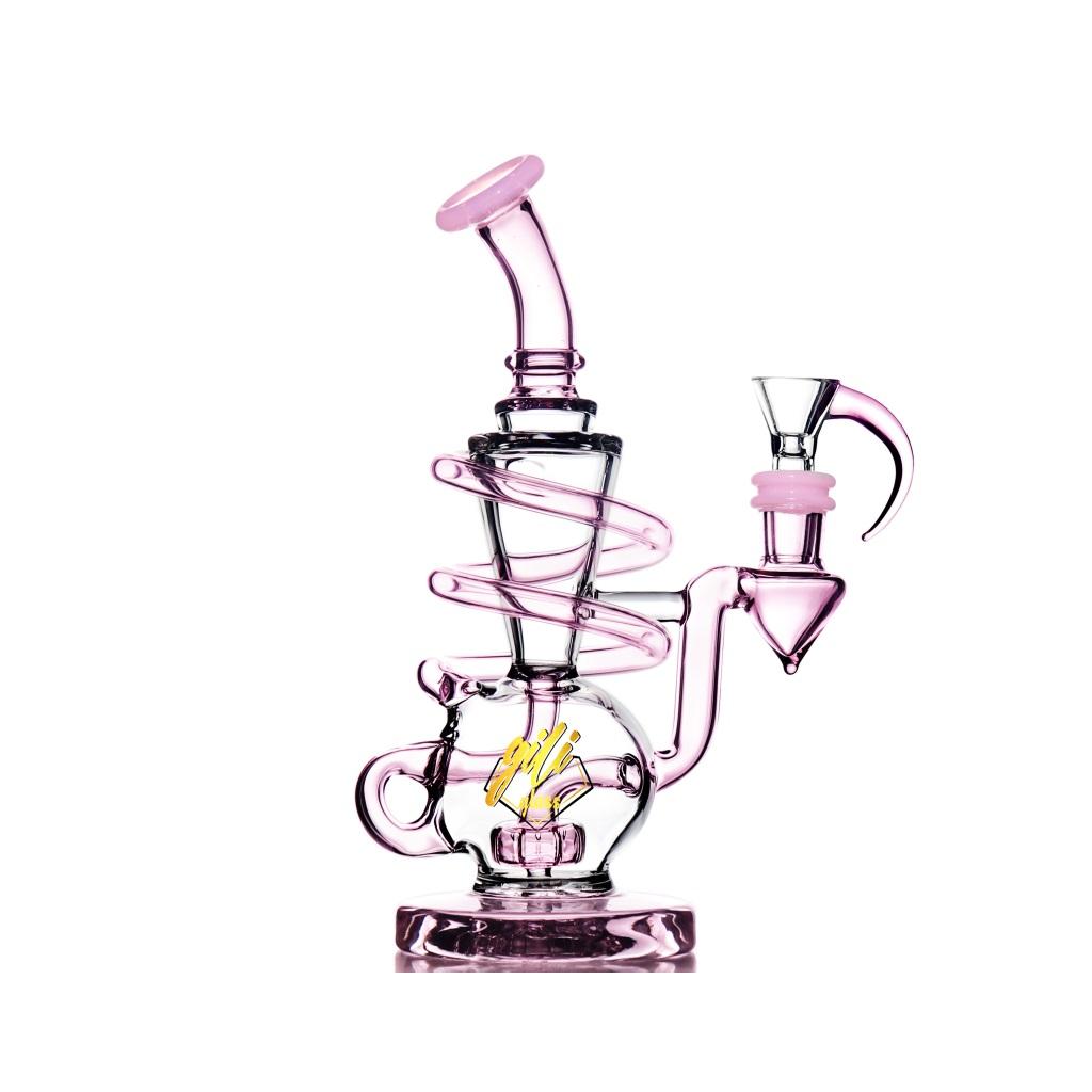 Recycler DAB Rig, 8 inch Premium Glass Bong, Gili Glass