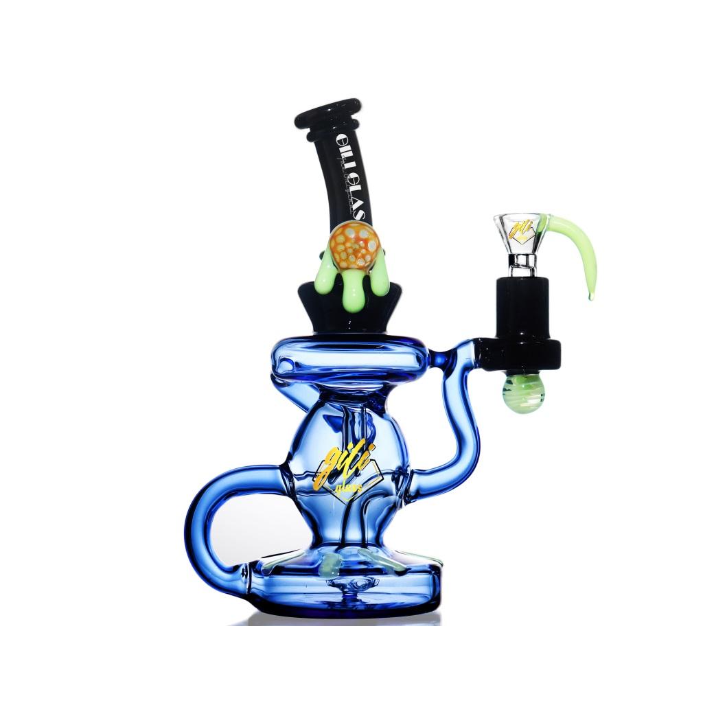 Recycler DAB Rig, 8.5 inch Premium Glass Bong, Gili Glass
