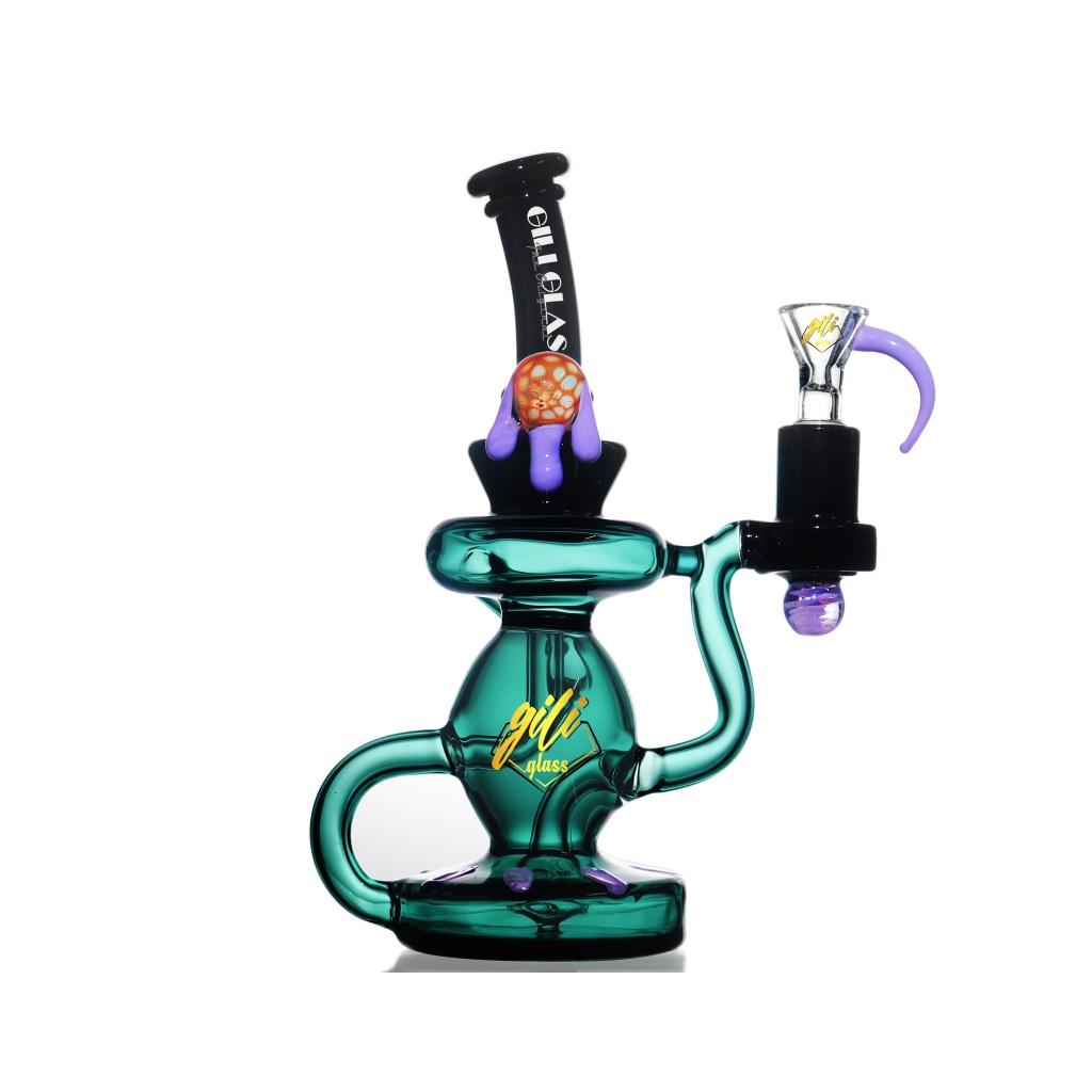 Recycler DAB Rig, 8.5 inch Premium Glass Bong, Gili Glass