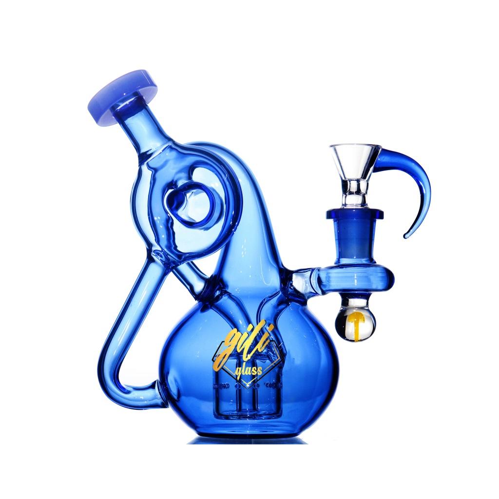 Recycler DAB Rig, 6.8 inch Premium Glass Bong, Gili Glass