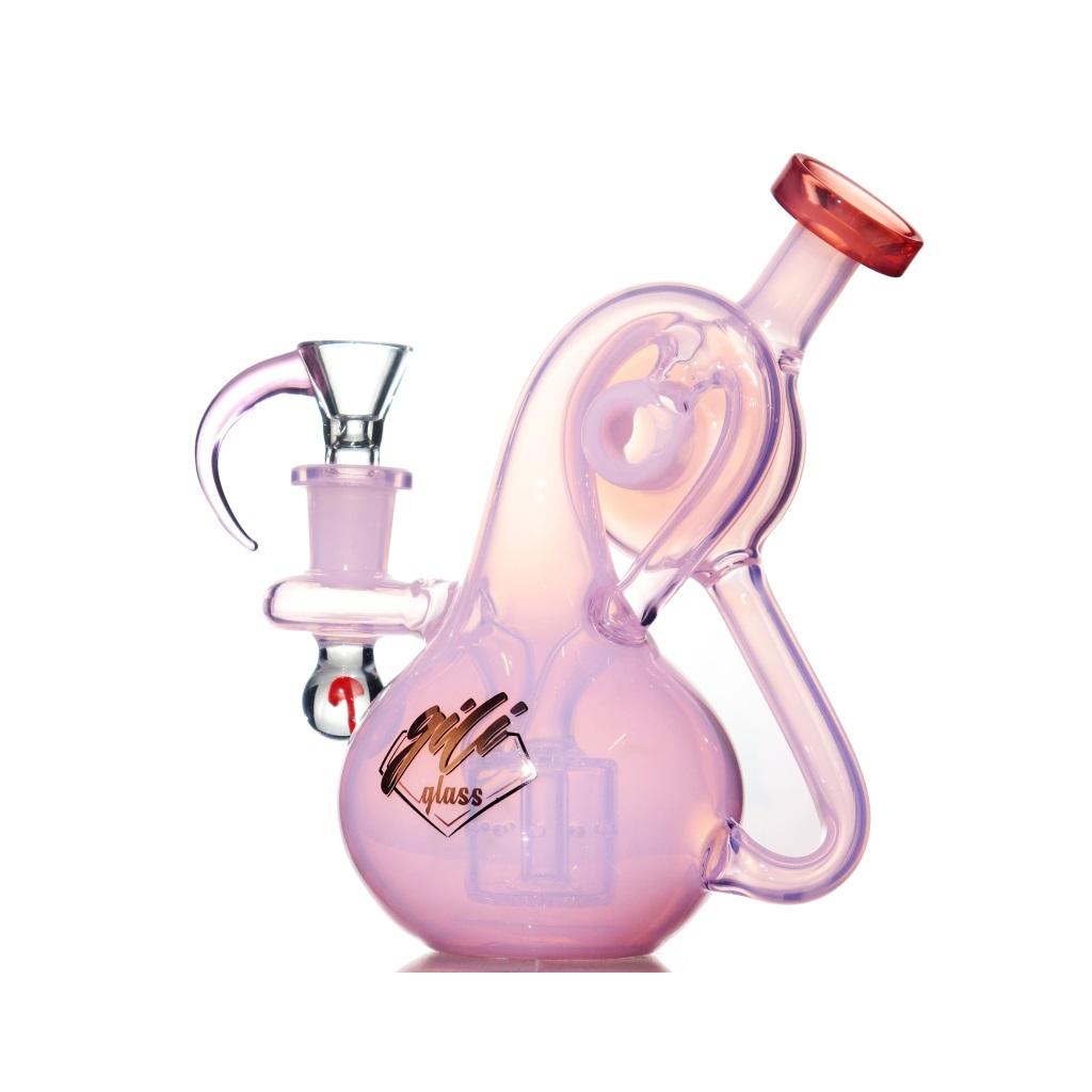 Recycler DAB Rig, 6.8 inch Premium Glass Bong, Gili Glass - Image 2