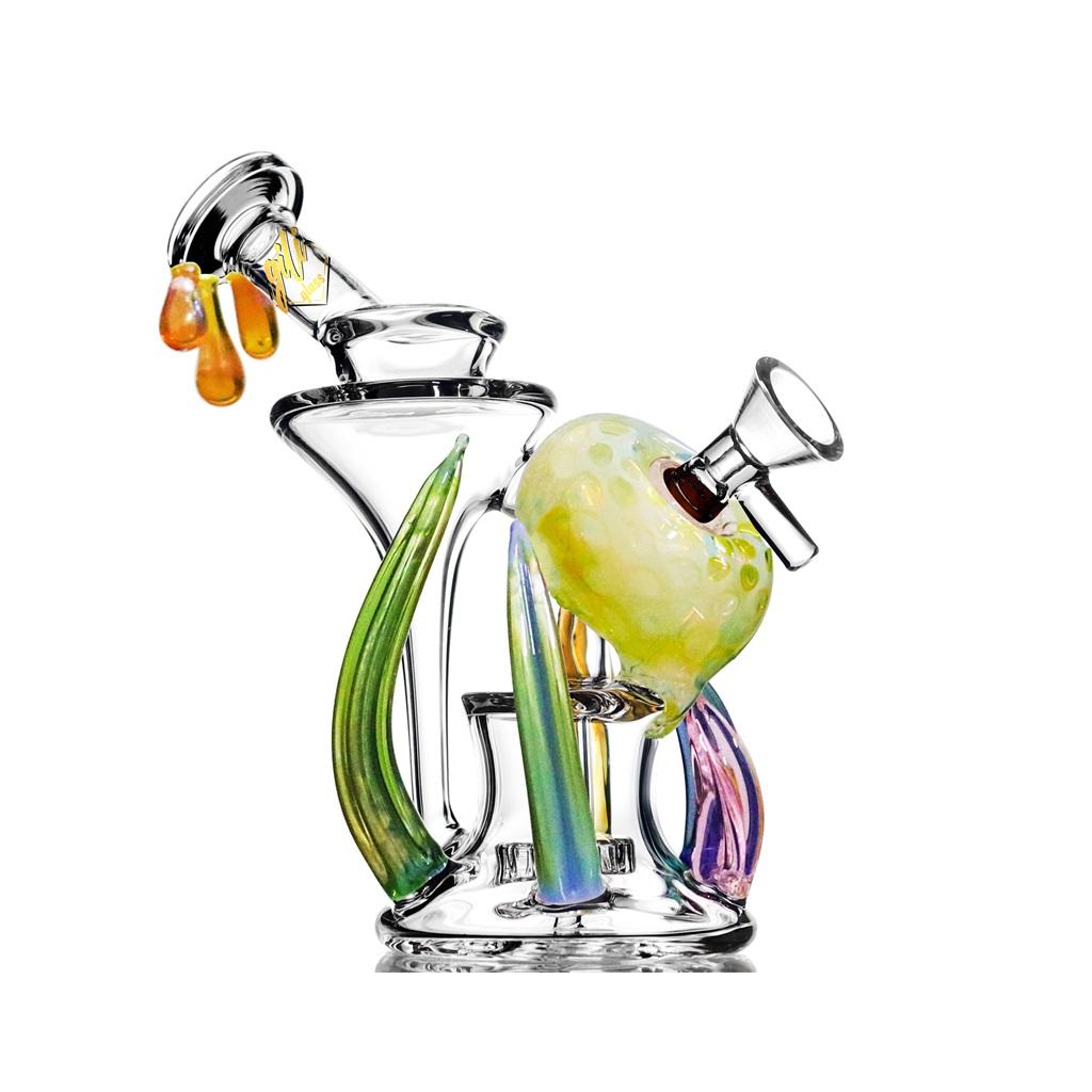 Recycler DAB Rig, 7 inch Premium Glass Bong, Gili Glass