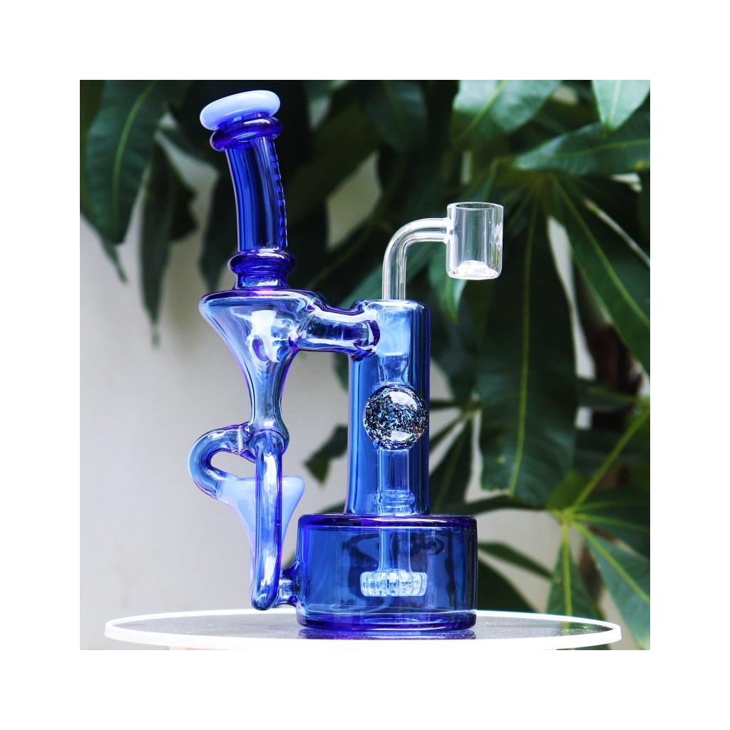 Recycler DAB Rig, 8 inch Premium Glass Bong, Gili Glass - Image 2