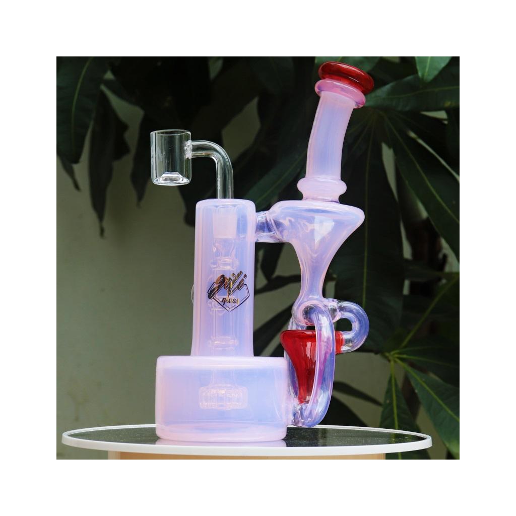 Recycler DAB Rig, 8 inch Premium Glass Bong, Gili Glass - Image 2