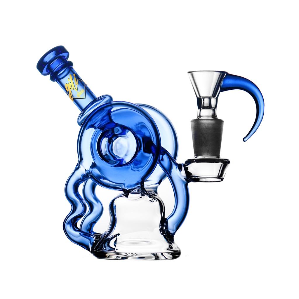 Recycler DAB Rig, 5 inch Premium Glass Bong, Gili Glass
