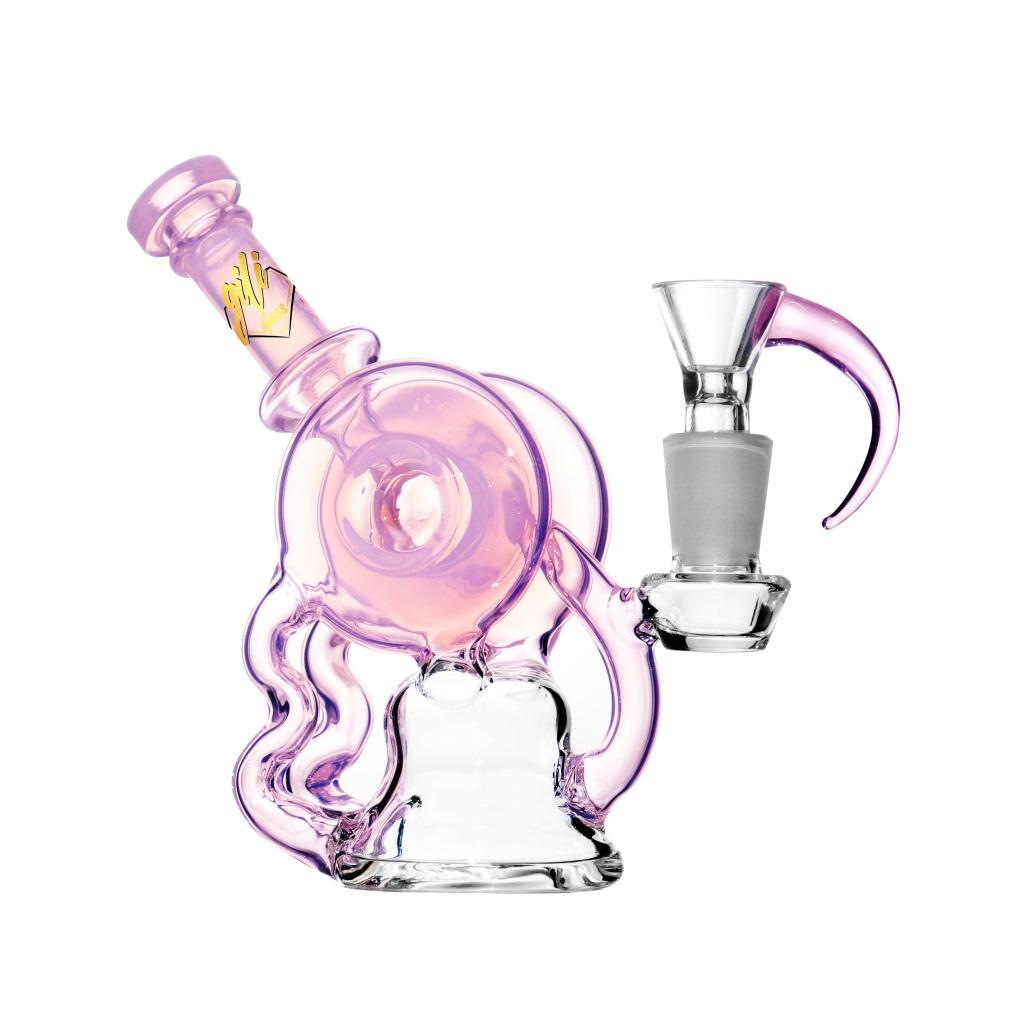 Recycler DAB Rig, 5 inch Premium Glass Bong, Gili Glass