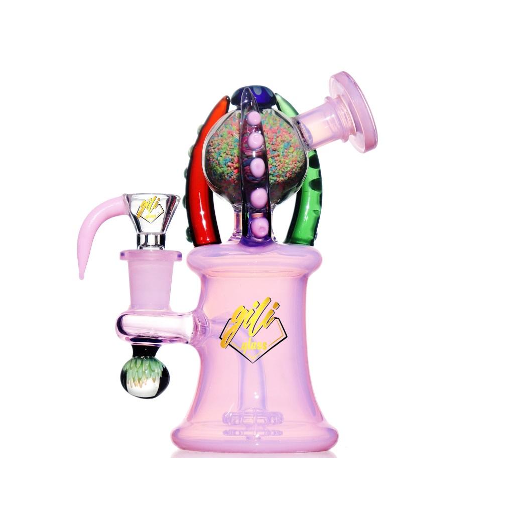 Recycler DAB Rig, 6 inch Premium Glass Bong, Gili Glass
