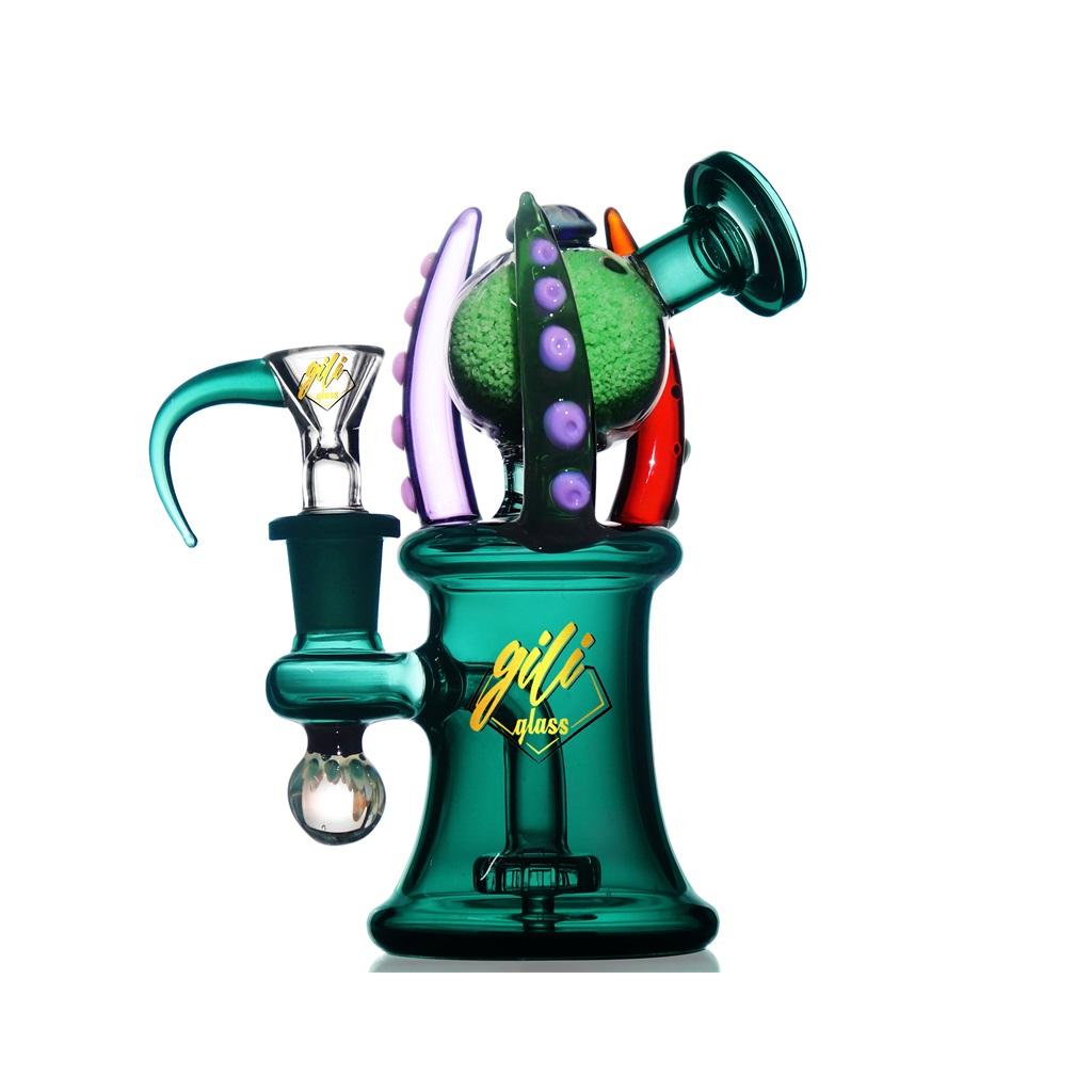 Recycler DAB Rig, 6 inch Premium Glass Bong, Gili Glass