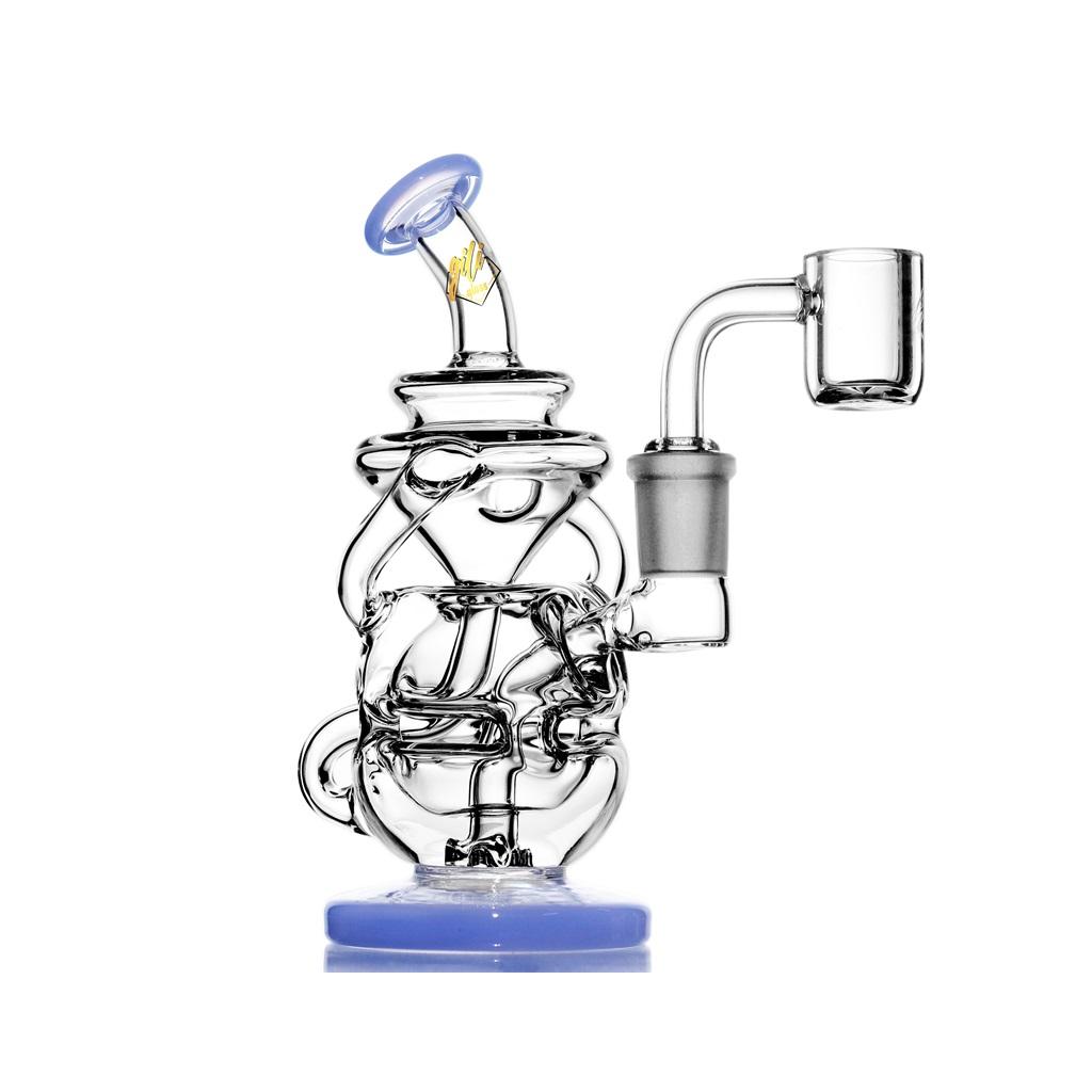 Recycler DAB Rig, 6 inch Premium Glass Bong, Gili Glass