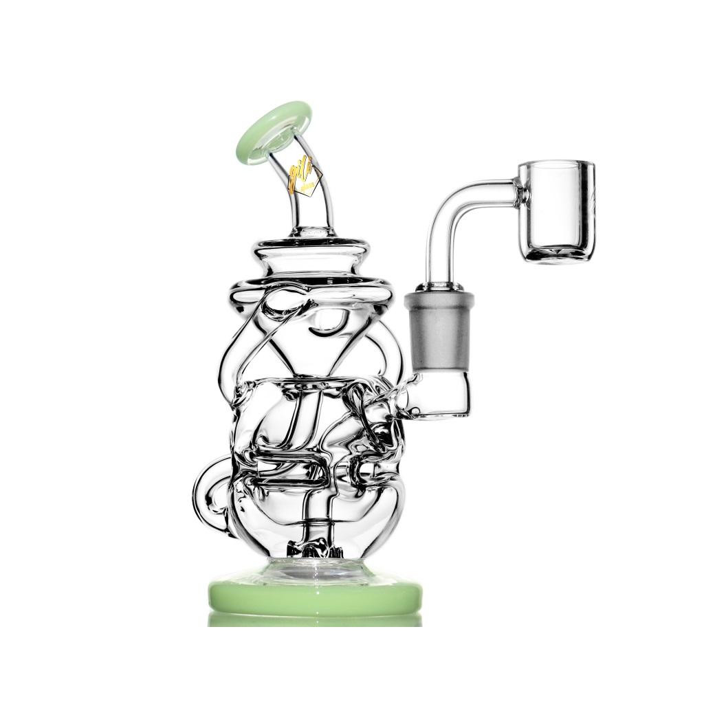 Recycler DAB Rig, 6 inch Premium Glass Bong, Gili Glass