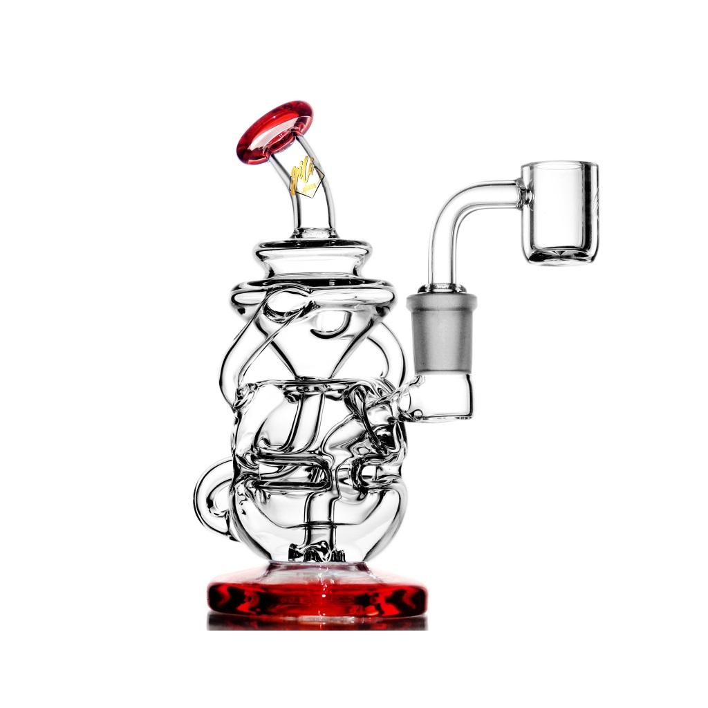 Recycler DAB Rig, 6 inch Premium Glass Bong, Gili Glass