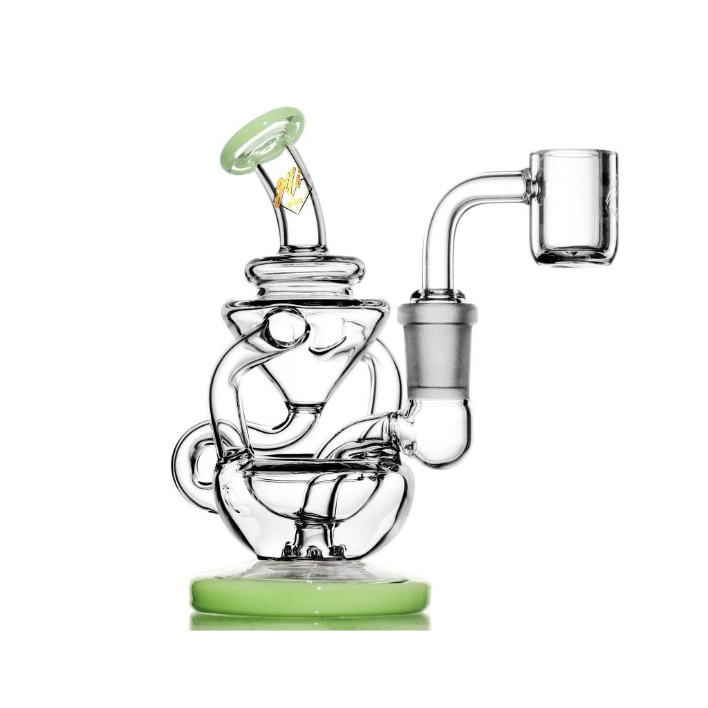 Recycler DAB Rig, 5.5 inch Premium Glass Bong, Gili Glass