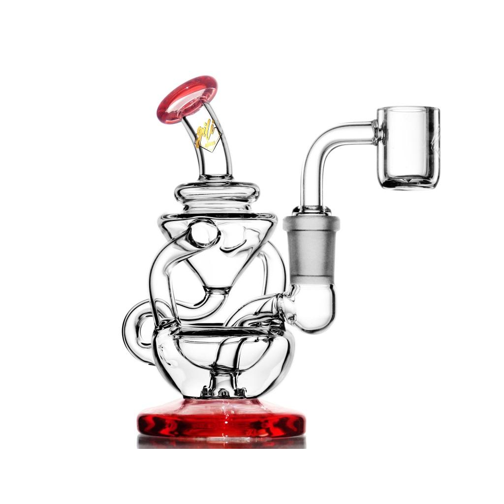 Recycler DAB Rig, 5.5 inch Premium Glass Bong, Gili Glass