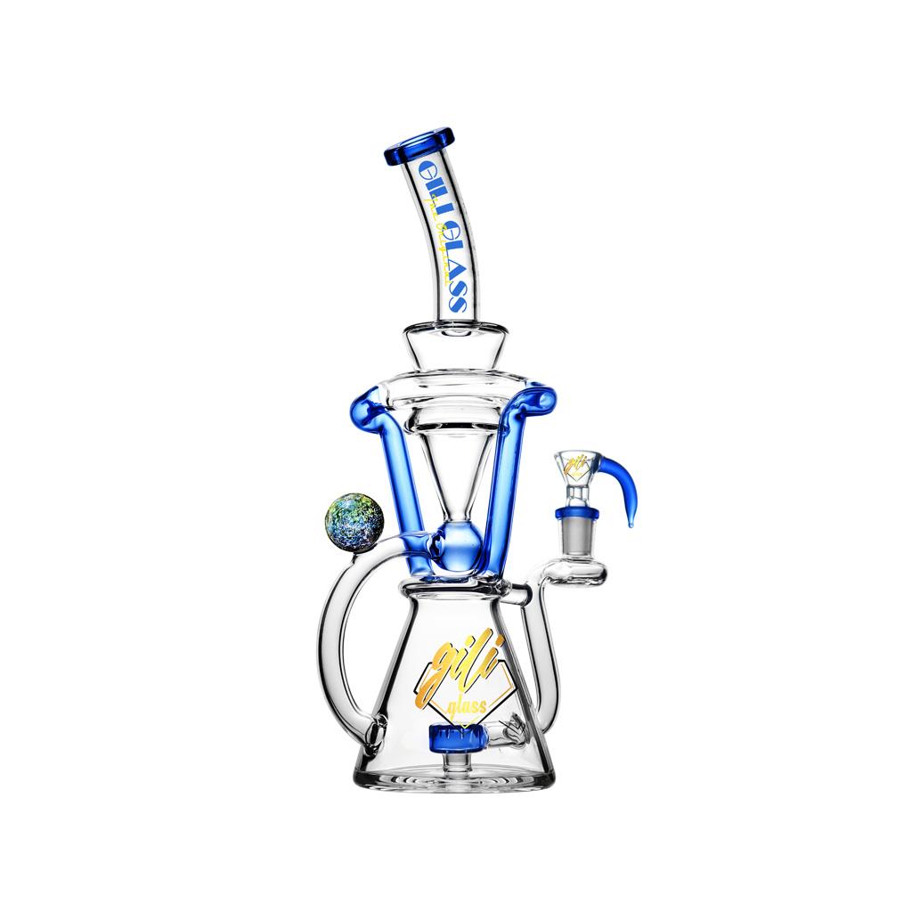 Recycler DAB Rig, 12 inch Premium Glass Bong, Gili Glass
