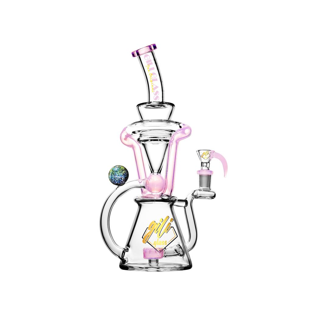 Recycler DAB Rig, 12 inch Premium Glass Bong, Gili Glass