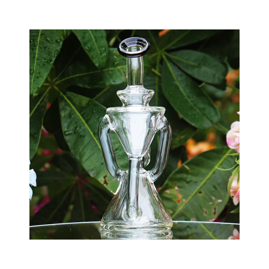 Recycler DAB Rig, 6 inch Premium Glass Bong, Gili Glass - Image 3