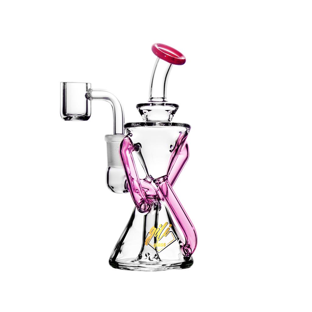 Recycler DAB Rig, 6 inch Premium Glass Bong, Gili Glass