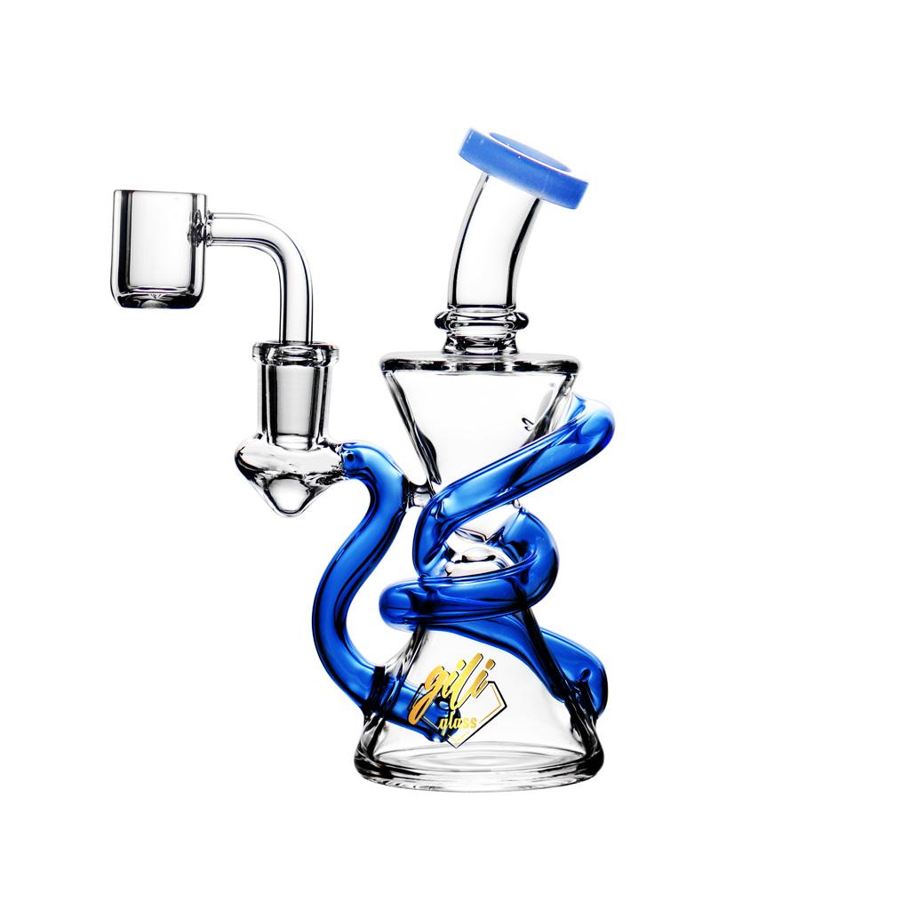 Recycler DAB Rig, 6 inch Premium Glass Bong, Gili Glass