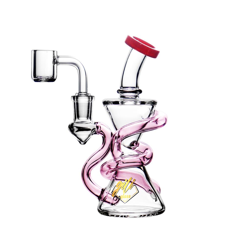 Recycler DAB Rig, 6 inch Premium Glass Bong, Gili Glass
