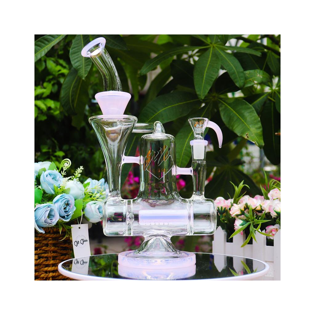 Recycler DAB Rig, 11 inch Premium Glass Bong, Gili Glass - Image 2