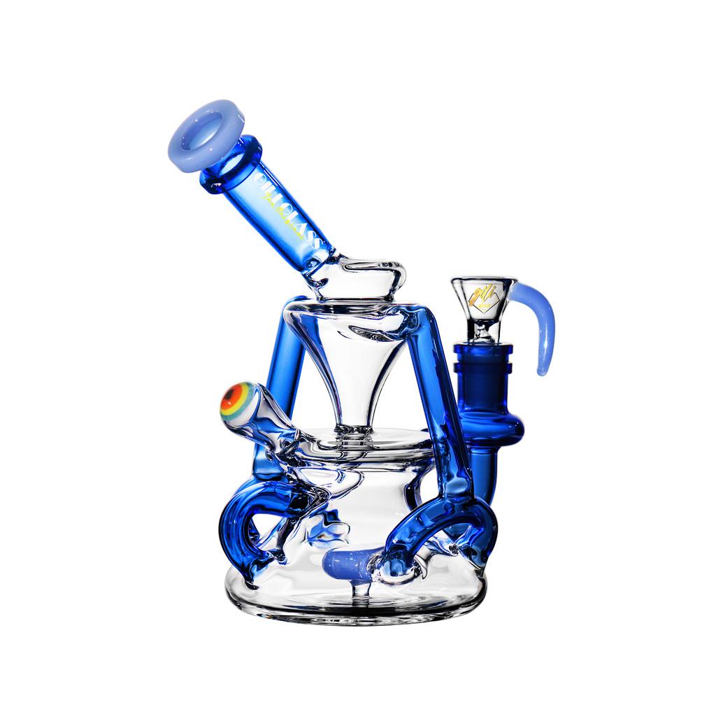 Recycler DAB Rig, 7 inch Premium Glass Bong, Gili Glass