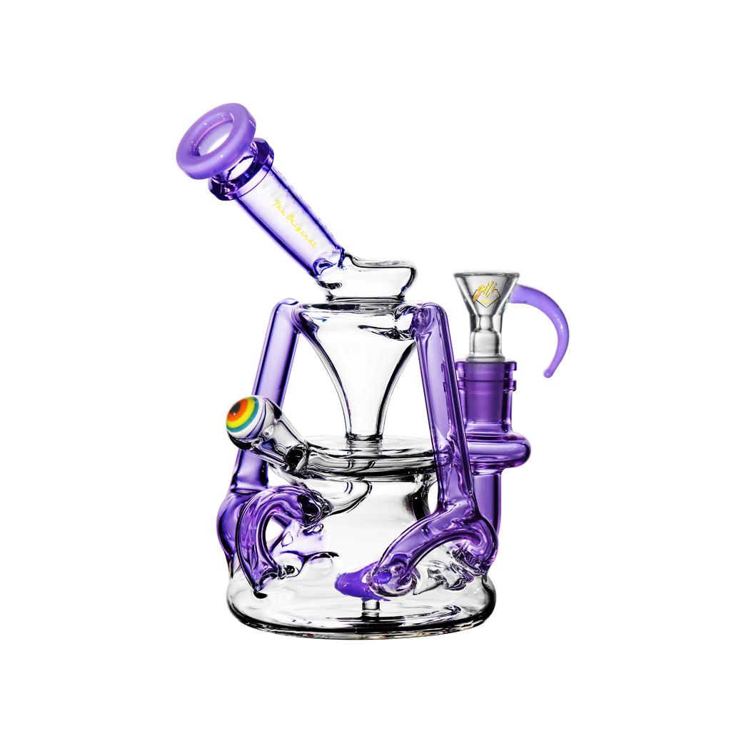 Recycler DAB Rig, 7 inch Premium Glass Bong, Gili Glass